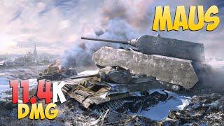 Maus - 6 Kills 11.4K DMG - Fleshy! - World Of Tanks