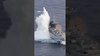 French Navy torpedoes ship 