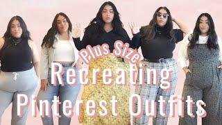 Plus Size Fashion - Recreating Trendy Pinterest Outfits 2021 - TikTok Inspired