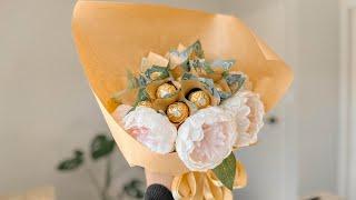 How to Make Money and Chocolate Bouquet Tutorial 