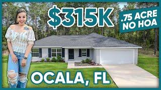 Affordable Home for sale on almost ONE Acre in OCALA, FLORIDA!! NO HOA!!