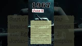 Today in History: June 5, 1967: A Short War Begins #trivia #todayinhistory #themoreyouknow
