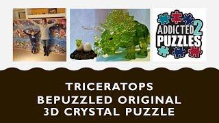 Triceratops 3D Crystal Puzzle Tutorial