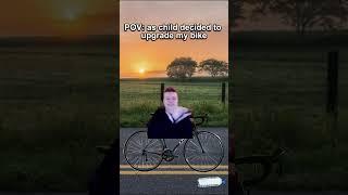 Real? #funny #real #childhood #bike #upgrade #moto #meme #shorts #fyp #foryou