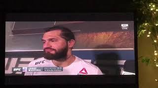 JORGE MASVIDAL VS LEON EDWARDS!! Backstage Fight Video