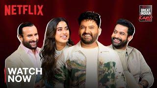 Devara | Jr. NTR, Janhvi Kapoor & Saif Ali Khan on The Great Indian Kapil Show | Watch Now | Netflix