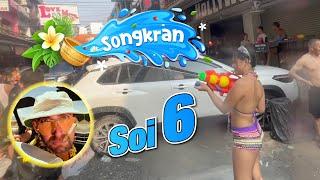 Songkran - Soi 6 Walk - Last Day of Songkran - Pattaya, Thailand - 2023