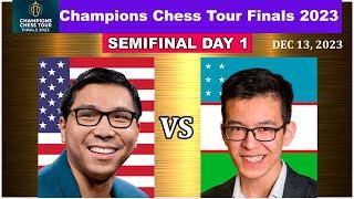  Semifinal Day 1| Wesley So vs Nodirbek Abdusattorov | Champions Chess Tour Finals 2023 Day 5