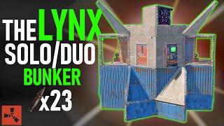 The LYNX - *INSANE* Solo BUNKER - Rust Base Design - solo/duo