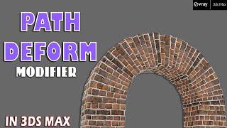 Path Deform Modifier in 3ds Max 2021