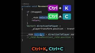 Essential Shortcuts for Faster Coding in Unity and Visual Studio