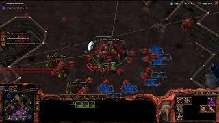 SC2 - Против ИИ экспеерта на зергах - 649AMP!!!