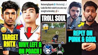 Shadow Reply on POACH & Pnx TARGET RGE Troll SouL Fyxs on PUNKK - Respect Mazy Savage ReplyScout