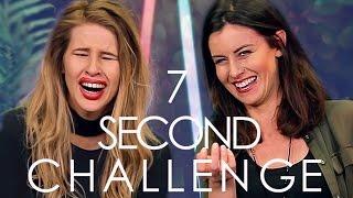 HILARIOUS 7 SECOND CHALLENGE W/ LAURA BUBBLE!