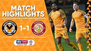 Newport County v Stevenage highlights