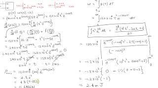 Ideal basic circuit element - Example 5 Power and Energy (Harder Example)