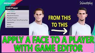 Apply a Nice Face to Players Using the Game Editor in your  PS4/PS5/XBOX/PC - the workaround