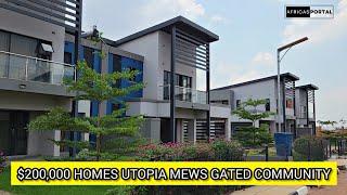 Touring Zimbabwe's Best Luxury Duplex in Harare | UTOPIA MEWS Fairview Gated Community