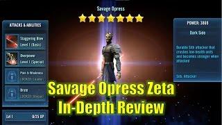 Star Wars Galaxy of Heroes: Savage Opress Zeta In-Depth Review