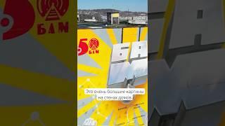 Муралы Тынды к 50 летию БАМа #бам #тында