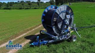 Irrigazione con Irrigatori Casella su erba medica - Casella hose reels irrigation on alfa alfa