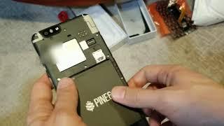 Pine Phone unboxing and initial impressions