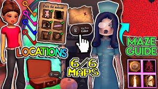 LANA QUEST TUTORIAL! All ITEMS, KEYS, & MAP LOCATIONS! MAZE GUIDE & All PRIZES | Dress To Impress