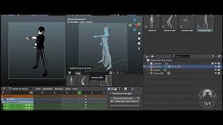 Librería de Poses En Blender Timelapse by IVN STUDIOS