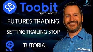 TOOBIT - FUTURES TRADING - How to set a trailing stop loss tutorial - TP/SL - no KYC