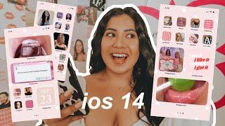 ios 14 iphone customization + organization tips (trendy pinterest aesthetic)