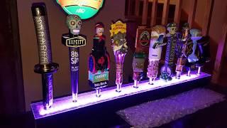 LED BEER TAP HANDLE SHELF