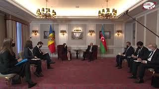 President Ilham Aliyev met with Moldovan President Maia Sandu in Brussels