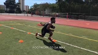 Football Drills - Running Back Cone Drills Part #1