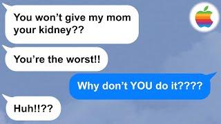 【Apple】Husband questions our marriage because I won't give his mom my kidney