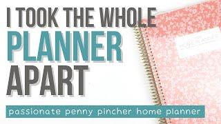 SETTING UP MY 2024 PASSIONATE PENNY PINCHER HOME PLANNER | Uncoiling and customizing planners