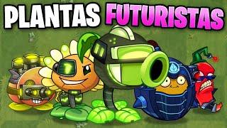 Plantas Vs Zombies 2 PERO con +40 PLANTAS FUTURISTAS.