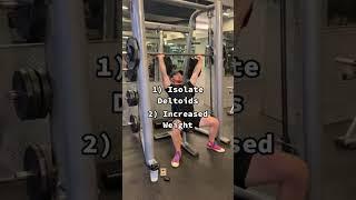 Why the Seated Smith Machine Shoulder Press is the Best Exercise for Increasing Shoulder Strength