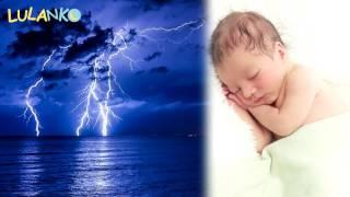 Thunder and rain white noise make baby sleep