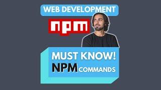 Basic NPM Commands - Web Development #shorts