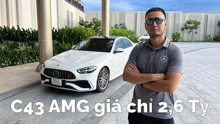 Mercedes C43 AMG giảm giá còn 2,599 Tỷ