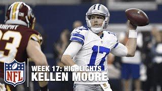 Kellen Moore Throws for 435 Yards & 3 TDs | Redskins vs. Cowboys | NFL Week 17 Highlights