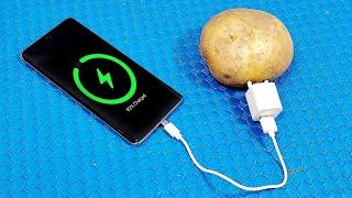 How to generate free electricity from potato (charged your phone) PROVEN | Simple Tips