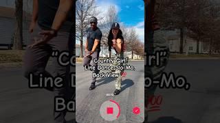 “Country Girl” Line Dance Slo-Mo / Back View Tutorial  #linedance #tutorial #slomo