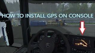 How to activate GPS on the truck console - Euro Truck Simulator 2