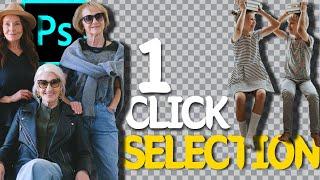 One click selection in photoshop?? Selecting subjects in photoshop is not Tough anymore!!