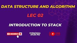 Introduction to Stack_Lec02_CS Learning with Rumpa(in Bengali) #wbscte #dsa  #cst  #stack