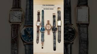 Five Incredible Dress Watches in Rose Gold - Rolex, Cartier & More l SwissWatchExpo