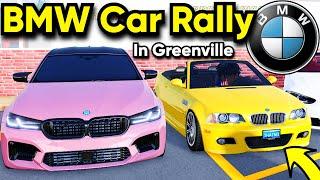 HUGE BMW CAR RALLY IN GREENVILLE!