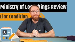 Ministry of Lost Things: Lint Condition Review - Now Here Did I Put That...