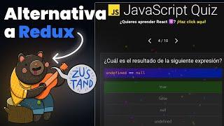 ¡No necesitas Redux en React! Aprende a usar Zustand, alternativa sencilla. (Curso de React)